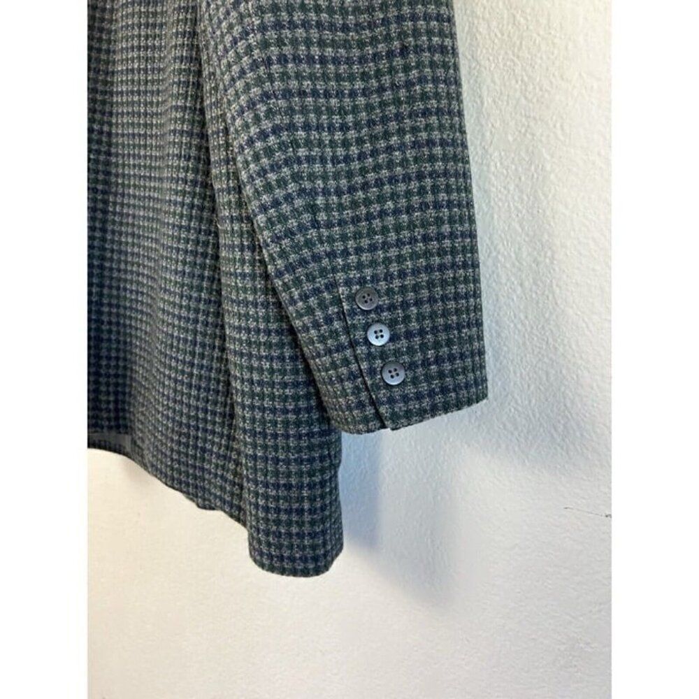 Elisabeth By Liz Claiborne Vintage Blazer Jacket Tweed Wool Women Plus Size 18 - Picture 11 of 12
